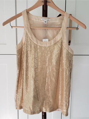 Banana Republic Gold Sequin Cami